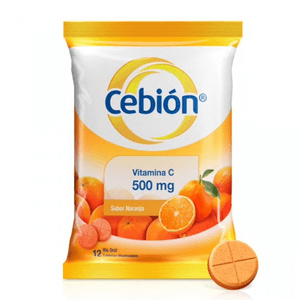 Vitamina C Cebion 500Mg Naranja