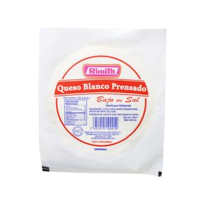 Queso Blanco Rimith 255 gr Prensado Bajo En Sal