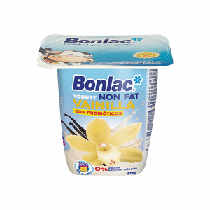 Yogurt Non Fat 175G Bonlac 182 Ml Vainilla