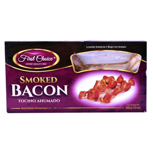 Bacon Ahumado First Choice  En Paquete 340 gr