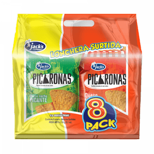 Snack 8 Paquete Jacks 230 G Surtidos