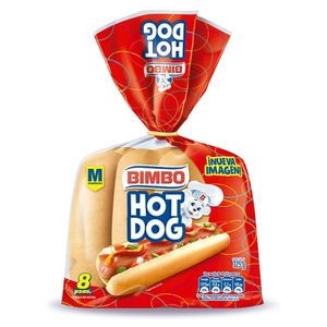 Pan Bimbo 275 Gr Hot Dog Sin Ajonjoli