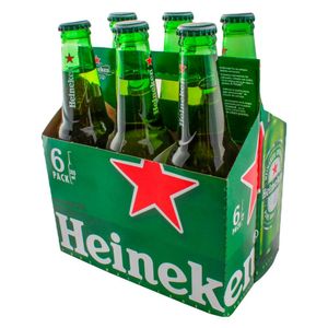 Cerveza Heineken 330 Ml Botella 6 Pack