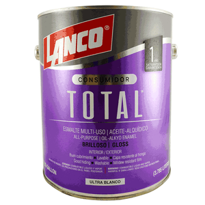 Pintura Lanco 3785 ML Total Latex Aceite Blanca