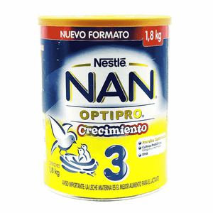 Fórmula Infantil Nan 1800 GR Crecimiento Etapa #3