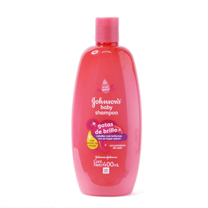 Aceite de Bebé Johnson'S Baby 400 ML Gotas de Brillo Humectante con Proteinas JyJ