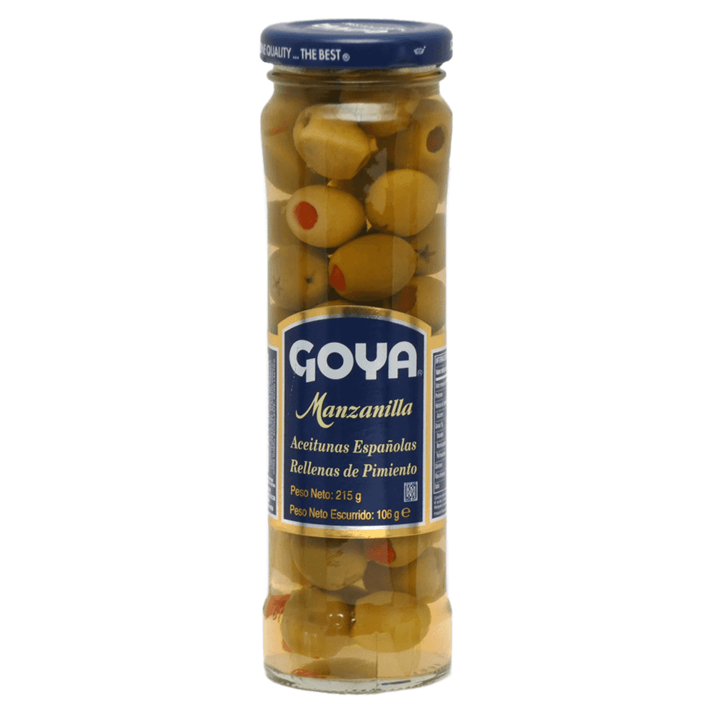 Aceitunas Goya Con Manzana Y Pimiento 106 Gr