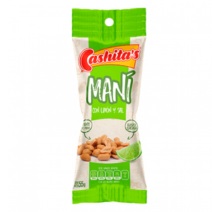 Mani Con Limon Y Sal Cashitas Tubo 55G