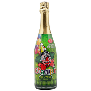 Champán Para Niños Champin 750 ML de Manzana Verde