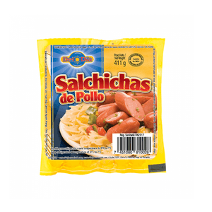 Salchicha De Pollo Del Dia 411Gr