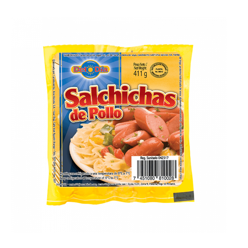 Salchicha-De-Pollo-Del-Dia-411Gr