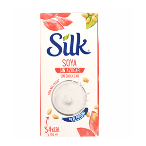 Leche de Soya Silk sin azucar ni endulzante