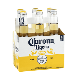 Cerveza CORONA 355 Ml Ligera Botella (six pack)