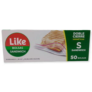 Bolsas Para Sandwich/50 Marca Like