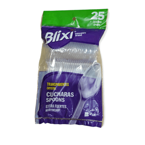 Cucharas Transparentes 25U