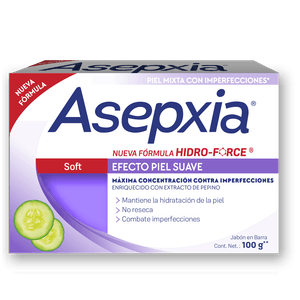 Jabón de Aseo Corporal Desodorante En Barra Asepxia 100 GR Soft