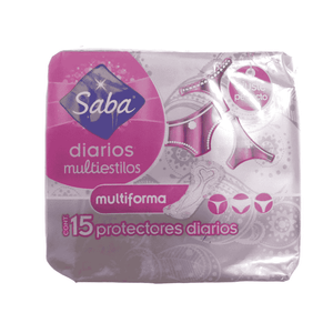 Protectores Diarios Fem Saba 15 UN Multiformas Ajuste Perfecto