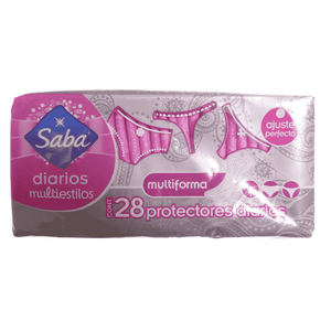 Protectores Diarios Fem Saba 28 UN Multiformas Ajuste Perfecto