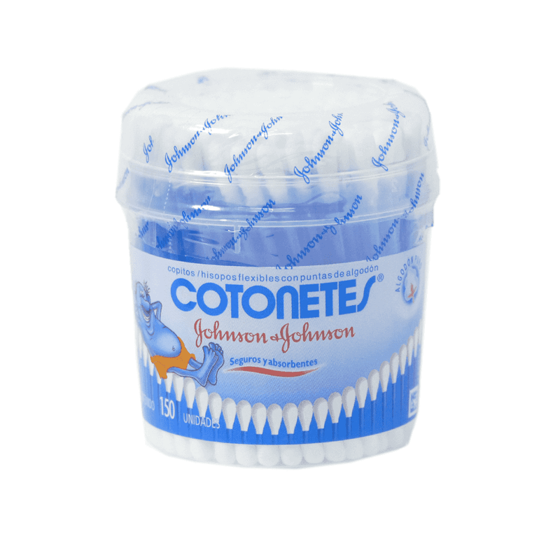 Hisopos-de-Bebe-Johnson---Johnson-150-UND-Doble-Algodon-150-Un-JyJ
