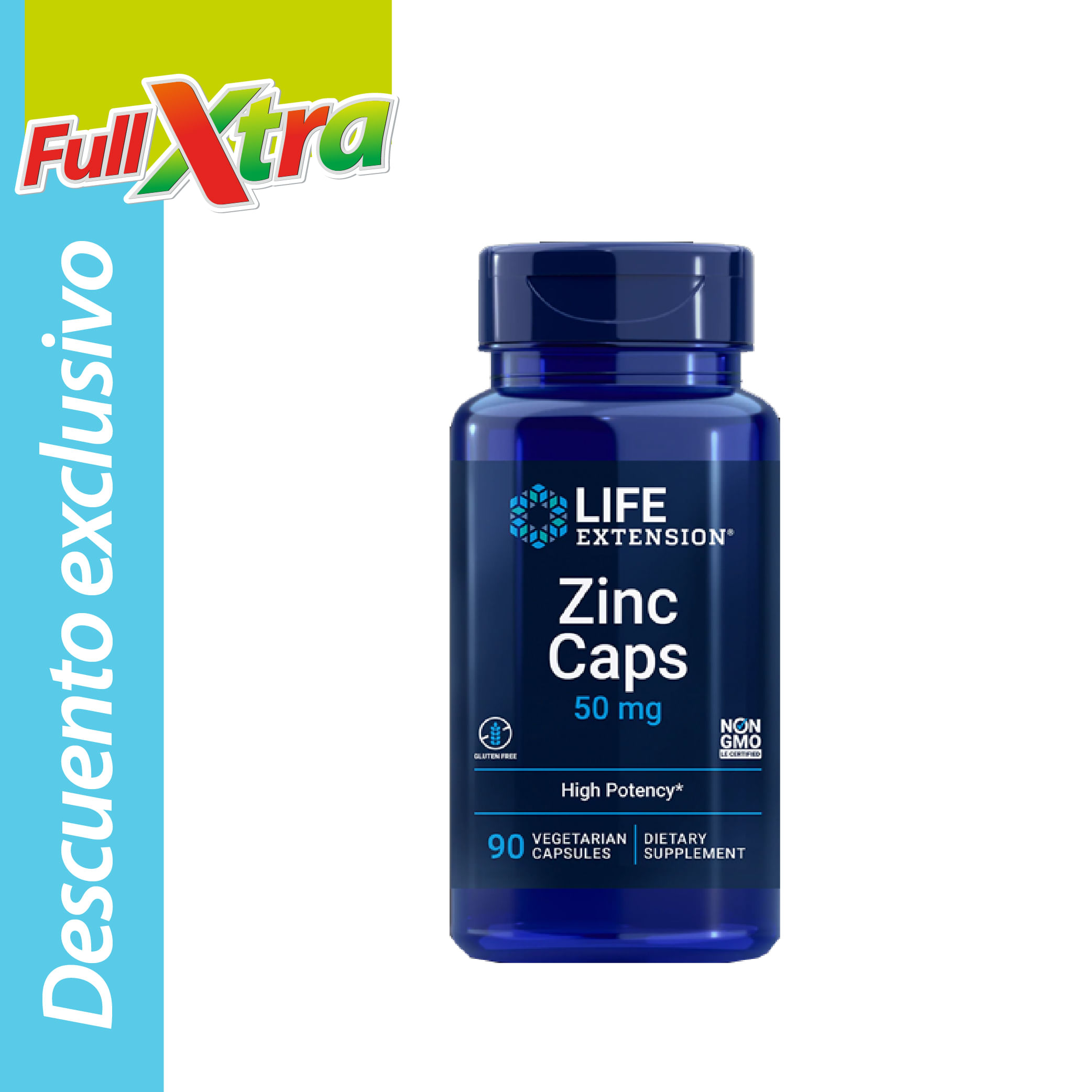 Life Extension Vitaminas Zinc 50Mg 90Vcaps