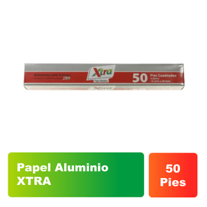 Papel Alumunio Super Xtra 50 PIES Aluminio