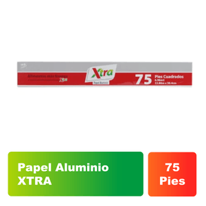 Papel Alumunio Super Xtra 75 PIES Aluminio