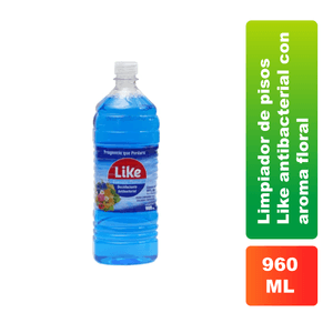 Limpiador de Pisos Like 960 ML Antibacterial Con Aroma Floral