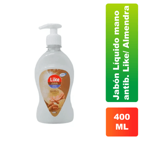 Jabón Líquido Mano Antib.Like/Almendras 400Ml