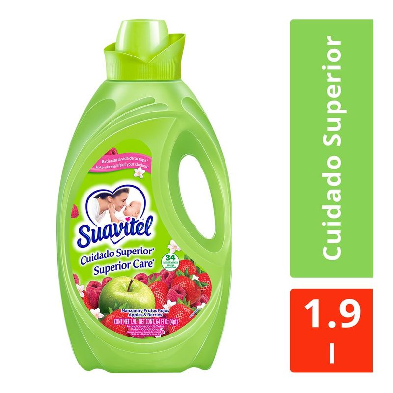 Suavizante-Suavitel-1.9-L--En-Botella--Cuidado-Superior-Manzana