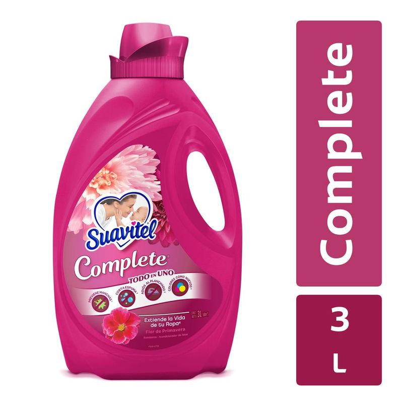 Suavizante-Suavitel-3-L-En-Botella-Complete-Flor-De-Primavera