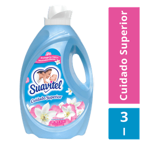 Suavizante Suavitel 3000 Ml En Botella Cuidado Superior Primaveral