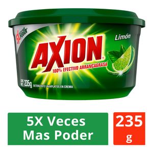 Crema Lavaplatos Axion Limón 235 gr