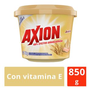 Lavaplatos Axion Toque de Crema Avena y Vitamina E Pasta 850 g