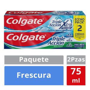 Pasta Dental Colgate 75 Ml Triple Accion Xtra