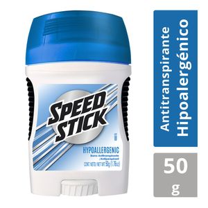 Antitranspirante Speed Stick Hipoalergénico Barra 50 g