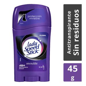 Desodorante Barra Lady Speed Stick 45 Gr Invisible Floral