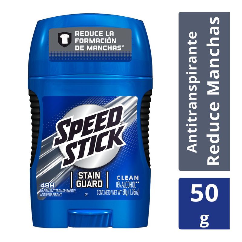 Desodorante-Barra-Speed-Stick-50-Gr-Clean-Stainguard