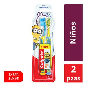 Cepillo Dental Colgate Smiles Minions 6+ Años 2 Pack