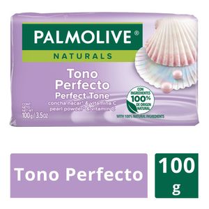 Jabón De Aseo Corporal En Barra Palmolive 100 gr Tono Perfecto