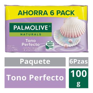 Jabón De Aseo Corporal  En Barra Palmolive 600 gr Tono Perfecto 6 Pack