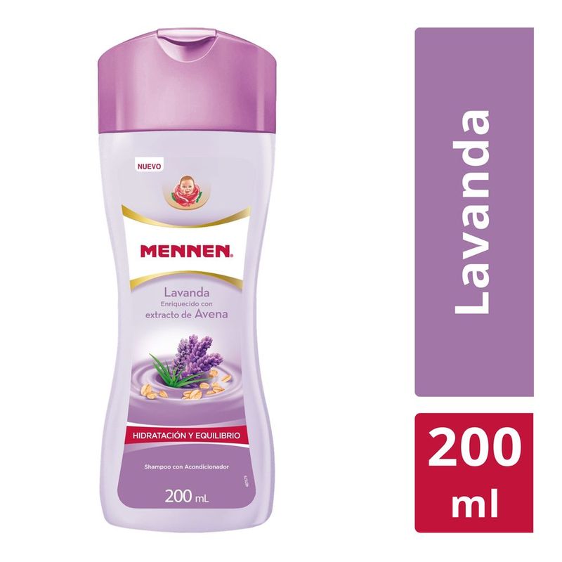 Shampoo-De-Bebe-Lavanda-Con-Extractos-De-Avena-Mennen-200-Ml