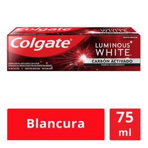 Pasta Dental Colgate 75 Ml Luminous White Carbón