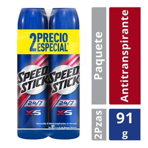 Antitranspirante Speed Stick 24/7 X5 Multi-Protect Aerosol 91 g 2 Pack