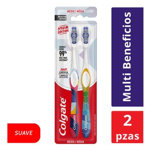 Cepillo Dental Colgate 360 Edición Especial 2 Pk