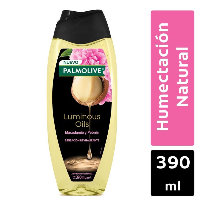 Jabon-Liquido-Corporal-Palmolive-Luminous-Oils-Macadamia-y-Peonia-Sensacion-Revitalizante-390-ml