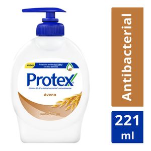 Jabón Líquido Antibacterial Protex Avena 221 ml