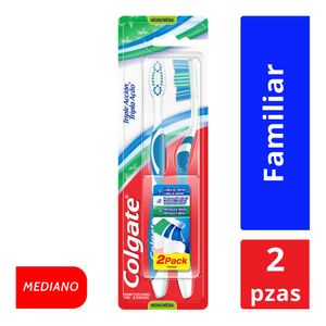 Cepillo Dental Colgate 2 Pack Triple Accion