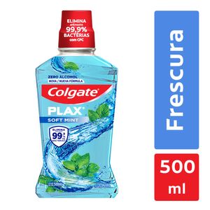 Enjuague Bucal Colgate 500 Ml Plax Soft Mint Zero Alcohol