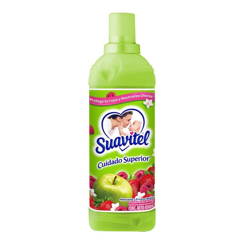 Suavizante-Suavitel-850-Ml-En-Botella-Cuidado-Superior-Manzana