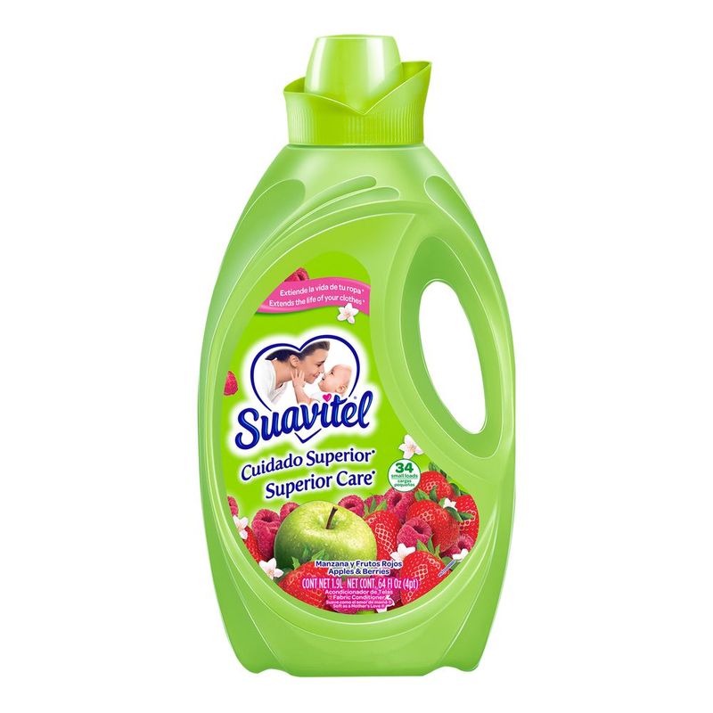 Suavizante-Suavitel-1.9-L--En-Botella--Cuidado-Superior-Manzana